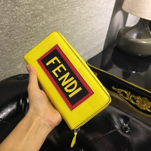 Replica Fendi AAA Quality Wallets #438060 $98.00 USD for Wholesale