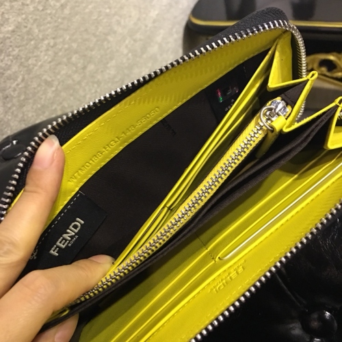 Replica Fendi AAA Quality Wallets #438062 $98.00 USD for Wholesale