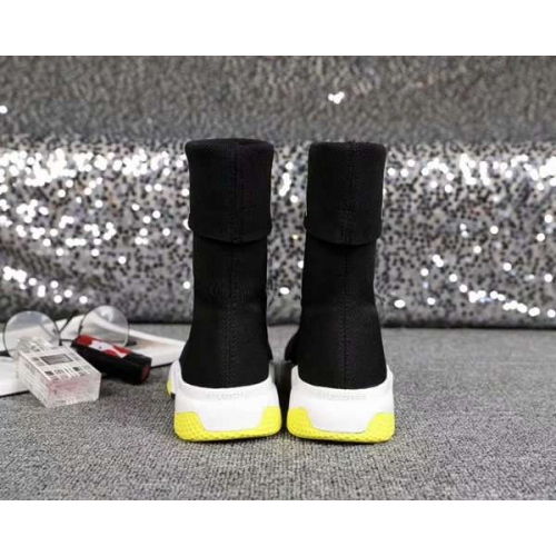 Replica Balenciaga BHigh Top Shoes For Women #438578 $72.00 USD for Wholesale