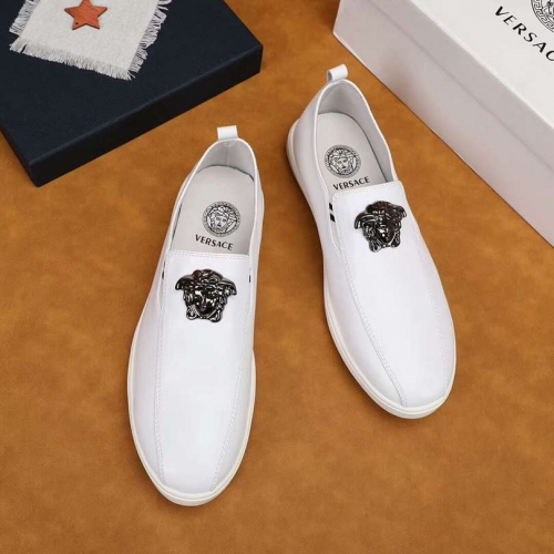Versace Casual Shoes For Men #439443 $81.20 USD, Wholesale Replica Versace Flat Shoes