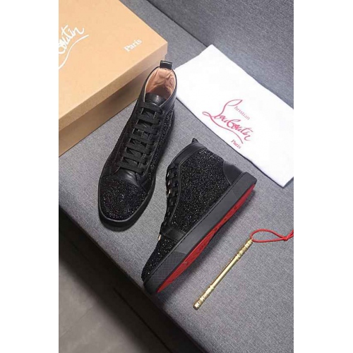 Replica Christian Louboutin CL High Tops Shoes For Women #440780 $97.00 USD for Wholesale