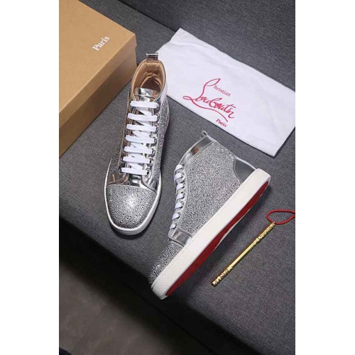 Replica Christian Louboutin CL High Tops Shoes For Women #440787 $97.00 USD for Wholesale