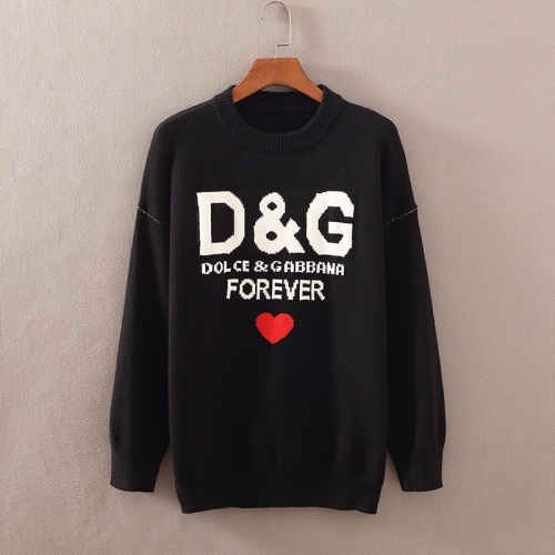 Dolce &amp; Gabbana Sweaters Long Sleeved For Unisex #441237 $50.00 USD, Wholesale Replica Dolce &amp; Gabbana D&amp;G Sweaters