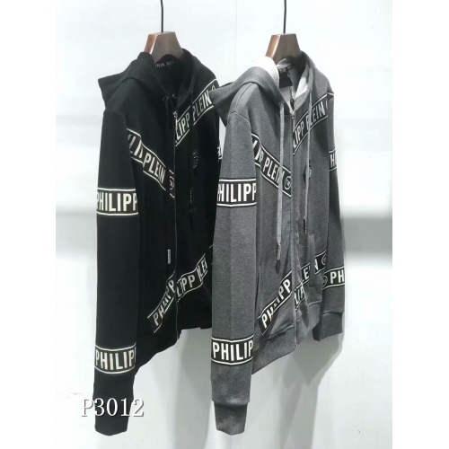 Replica Philipp Plein PP Hoodies Long Sleeved For Men #441402 $52.00 USD for Wholesale