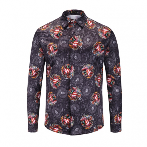 Versace Shirts Long Sleeved For Men #441887 $41.00 USD, Wholesale Replica Versace Shirts
