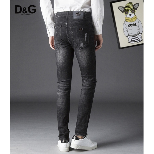 Replica Dolce & Gabbana D&G Jeans For Men #442215 $43.00 USD for Wholesale