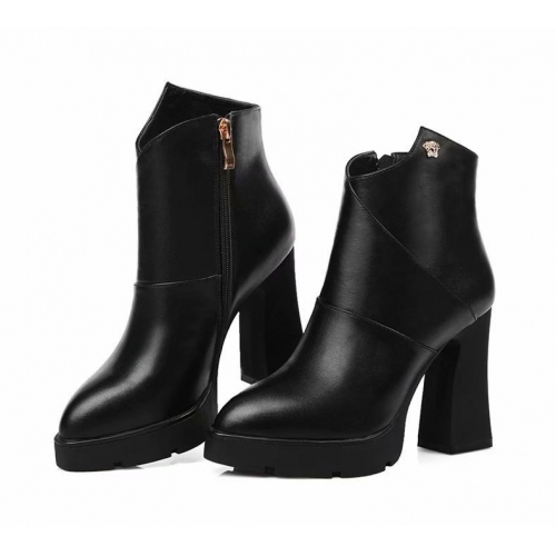 Replica Versace Boots For Women #443035 $85.00 USD for Wholesale
