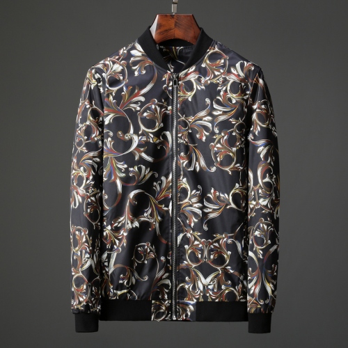 Versace Jackets Long Sleeved For Men #443088 $61.00 USD, Wholesale Replica Versace Jackets