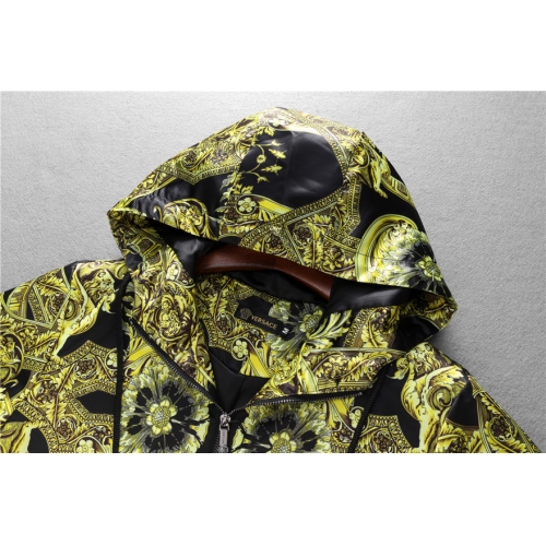 Replica Versace Windbreakers Long Sleeved For Men #443651 $53.00 USD for Wholesale