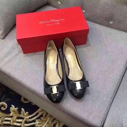 Salvatore Ferragamo Flat Shoes For Women #443916 $74.00 USD, Wholesale Replica Salvatore Ferragamo Flat Shoes
