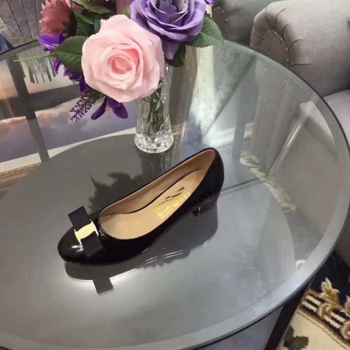 Replica Salvatore Ferragamo Flat Shoes For Women #443916 $74.00 USD for Wholesale