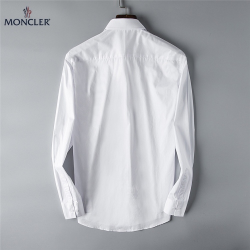 Replica Moncler Shirts Long Sleeved For Men #444304 $38.00 USD for Wholesale