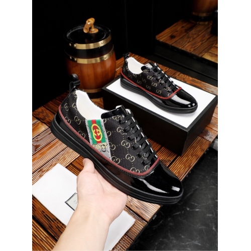 Gucci Casual Shoes For Men #444859 $78.00 USD, Wholesale Replica Gucci Casual Shoes