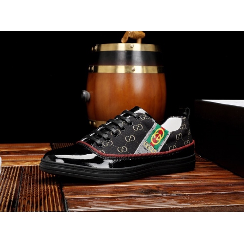 Replica Gucci Casual Shoes For Men #444859 $78.00 USD for Wholesale