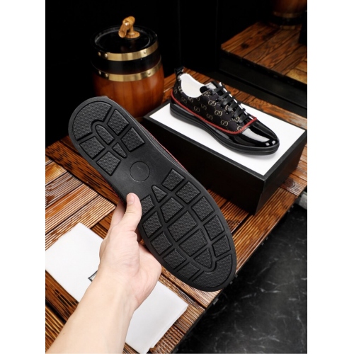 Replica Gucci Casual Shoes For Men #444859 $78.00 USD for Wholesale