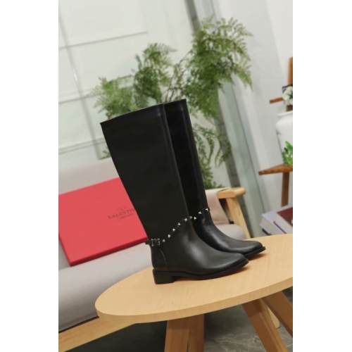 Replica Valentino Boots For Women #445061 $104.50 USD for Wholesale