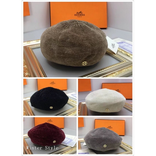 Replica Hermes Hats #445543 $37.00 USD for Wholesale