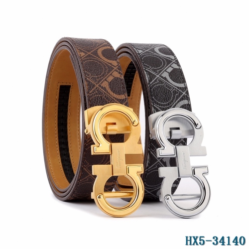 Replica Salvatore Ferragamo AAA Quality Automatic Buckle Belts #445891 $58.00 USD for Wholesale