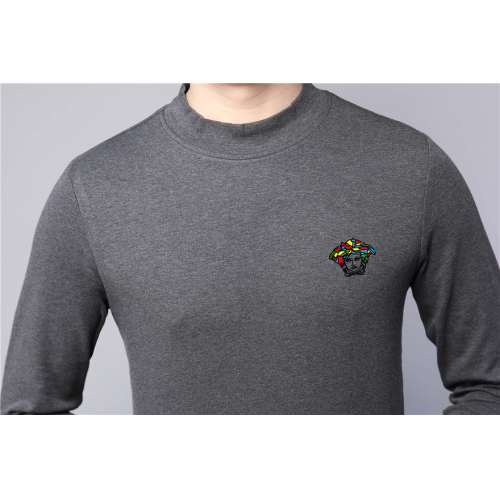 Replica Versace Thermal T-Shirts Long Sleeved For Men #446551 $40.00 USD for Wholesale