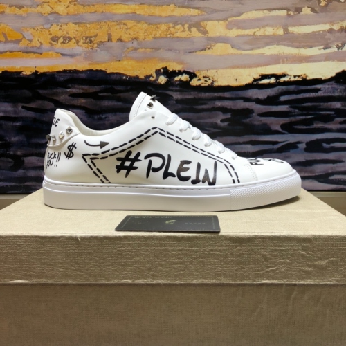 Replica Philipp Plein PP Casual Shoes For Men #446594 $78.00 USD for Wholesale
