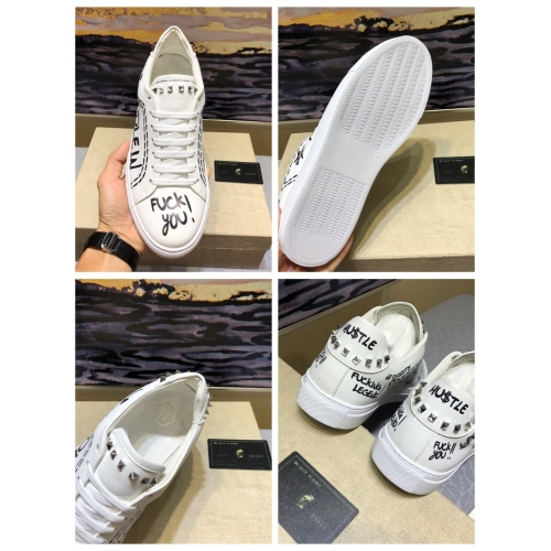 Replica Philipp Plein PP Casual Shoes For Men #446594 $78.00 USD for Wholesale