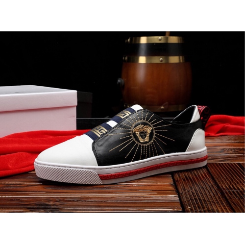 Replica Versace Casual Shoes For Men #446651 $75.00 USD for Wholesale