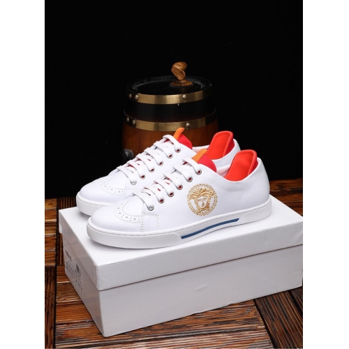 Replica Versace Casual Shoes For Men #446653 $75.00 USD for Wholesale