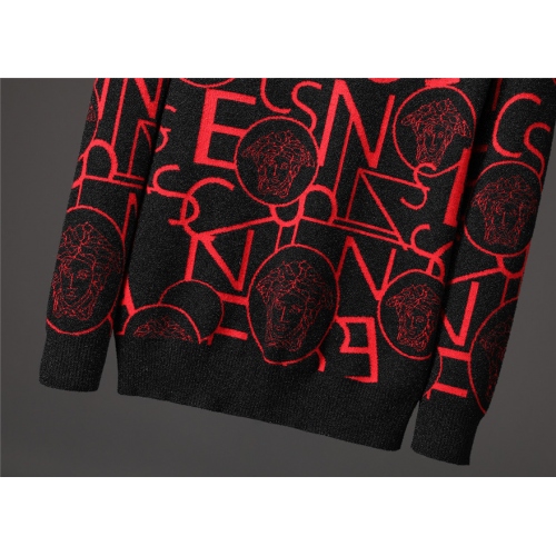 Replica Versace Sweaters Long Sleeved For Men #446666 $55.00 USD for Wholesale