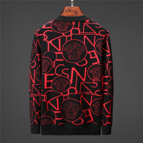 Replica Versace Sweaters Long Sleeved For Men #446666 $55.00 USD for Wholesale