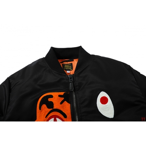 Replica Bape Down Coats Long Sleeved For Men #446966 $90.20 USD for Wholesale