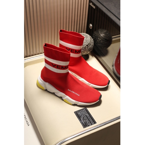 Replica Balenciaga High Tops Shoes For Women #447137 $68.00 USD for Wholesale