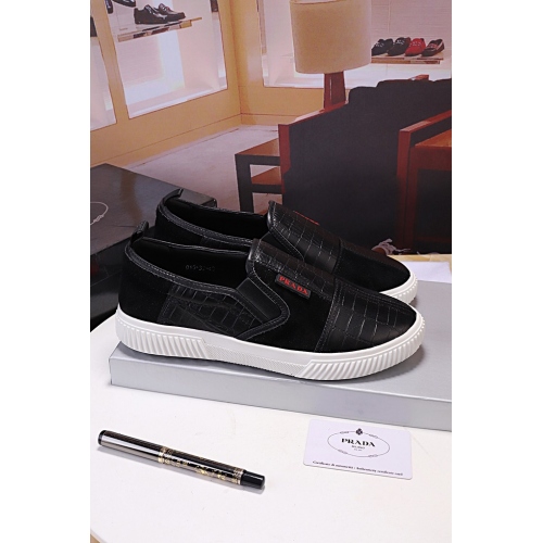 Prada Casual Shoes For Men #448415 $75.00 USD, Wholesale Replica Prada Flat Shoes