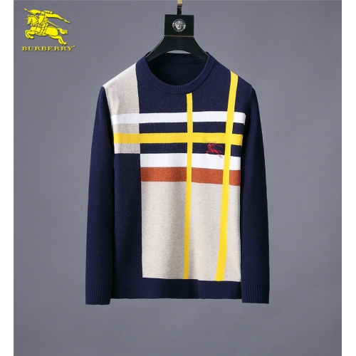 Burberry Sweaters Long Sleeved For Men #448445 $41.00 USD, Wholesale Replica Burberry Fashion Sweaters