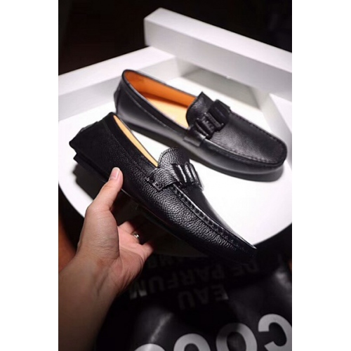 Replica Salvatore Ferragamo Leather Shoes For Men #448609 $82.00 USD for Wholesale