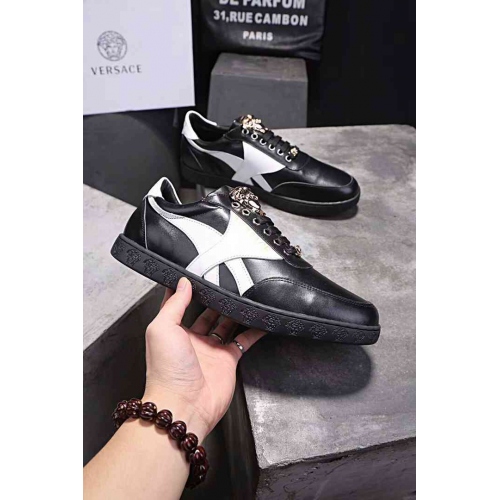 Versace Casual Shoes For Men #448611 $89.00 USD, Wholesale Replica Versace Flat Shoes