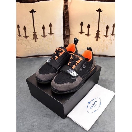 Replica Prada Casual Shoes For Men #448680 $85.00 USD for Wholesale