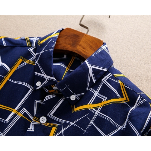 Replica Gucci Shirts Long Sleeved For Men #448744 $41.00 USD for Wholesale
