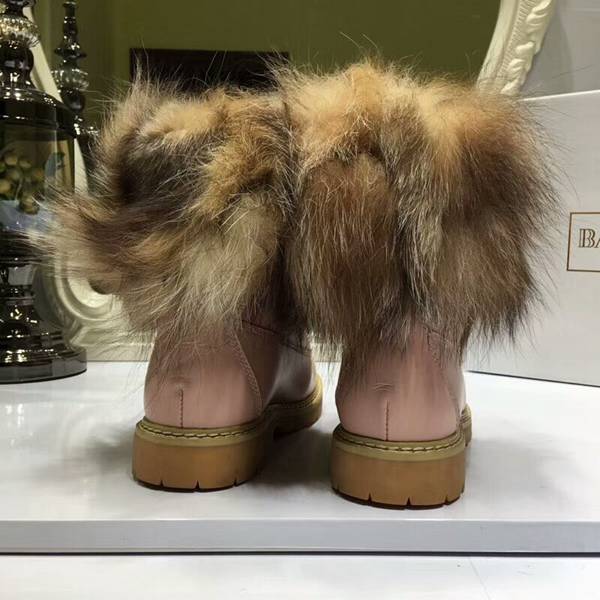 balmain fur boots