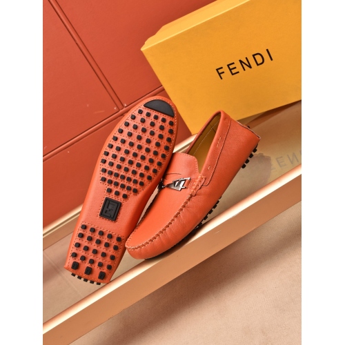 Fendi Leather Shoes For Men #448988 $78.00 USD, Wholesale Replica Fendi Leather Shoes