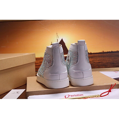 Replica Christian Louboutin CL High Tops Shoes For Men #449020 $80.00 USD for Wholesale