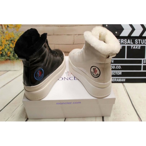 Replica Moncler High Tops Shoes For Women #449064 $82.00 USD for Wholesale