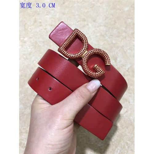 Dolce &amp; Gabbana AAA Quality Belts For Women #449076 $68.00 USD, Wholesale Replica Dolce &amp; Gabbana D&amp;G AAA Quality Belts