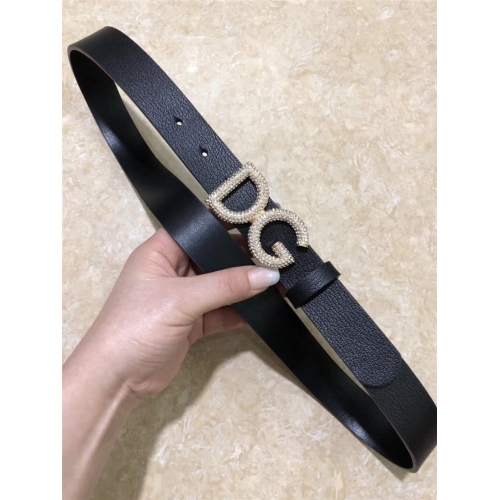 Replica Dolce & Gabbana AAA Quality Belts For Women #449090 $68.00 USD for Wholesale