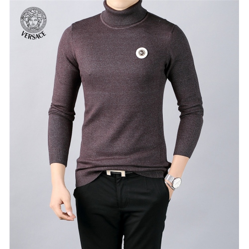 Versace Sweaters Long Sleeved For Men #451186 $45.00 USD, Wholesale Replica Versace Sweaters