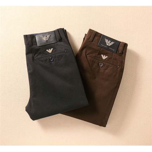 Replica Armani Pants For Men #451190 $49.00 USD for Wholesale