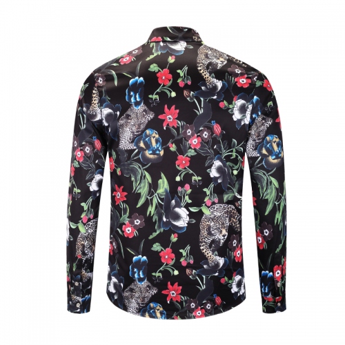 Replica Dolce & Gabbana Shirts Long Sleeved For Men #451219 $40.00 USD for Wholesale