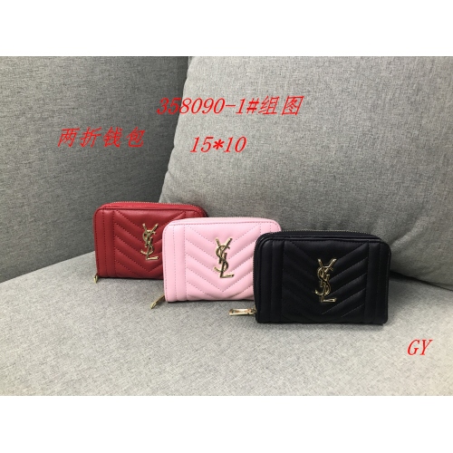 Replica Yves Saint Laurent YSL Wallets #451364 $15.80 USD for Wholesale