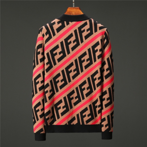 Replica Fendi Sweaters Long Sleeved For Men #451818 $50.00 USD for Wholesale
