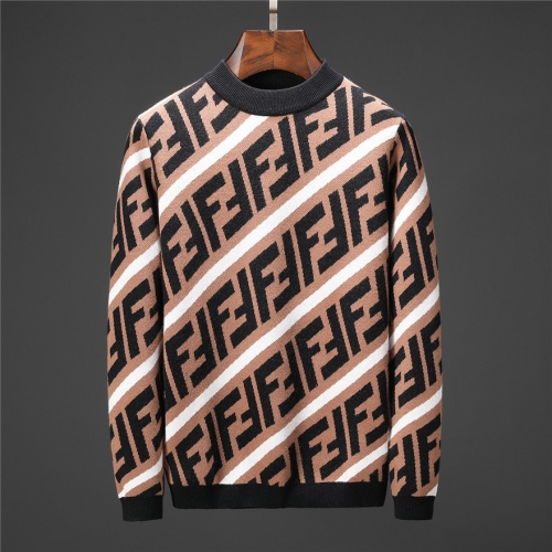 Fendi Sweaters Long Sleeved For Men #451819 $50.00 USD, Wholesale Replica Fendi Sweaters