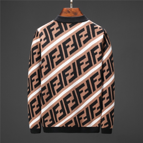 Replica Fendi Sweaters Long Sleeved For Men #451819 $50.00 USD for Wholesale